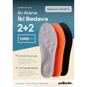 Podikonfor Yumuşak Topuk Dikeni Tabanlığı 2 + 2